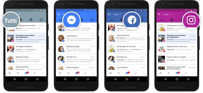 Facebook, Messenger e Instagram insieme in un’unica app!